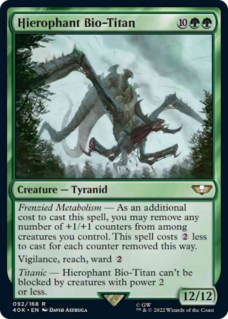 Hierophant Bio-Titan [92] [Universes Beyond: Warhammer 40,000] [Non-Foil]