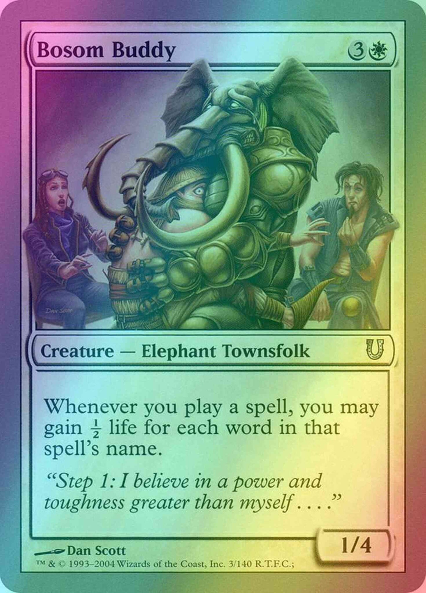 Bosom Buddy [3] [Unhinged] [Foil]