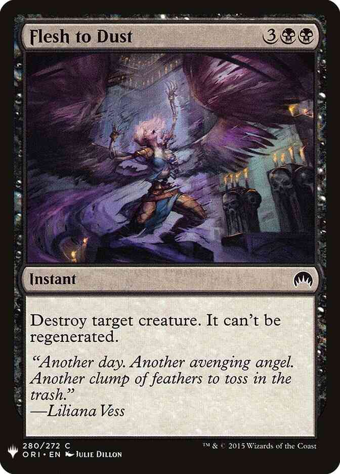 Flesh to Dust [ORI-280] [The List] [Non-Foil]