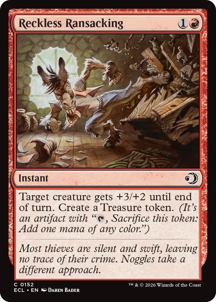 Reckless Ransacking [152] [Lorwyn Eclipsed] [Non-Foil]