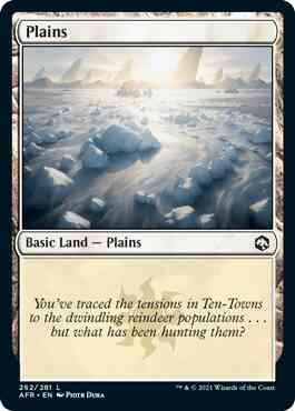 Plains [262] [Adventures in the Forgotten Realms] [Non-Foil]