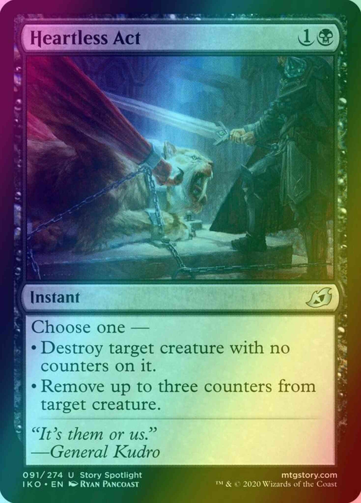 Heartless Act [91] [Ikoria: Lair of Behemoths] [Foil]