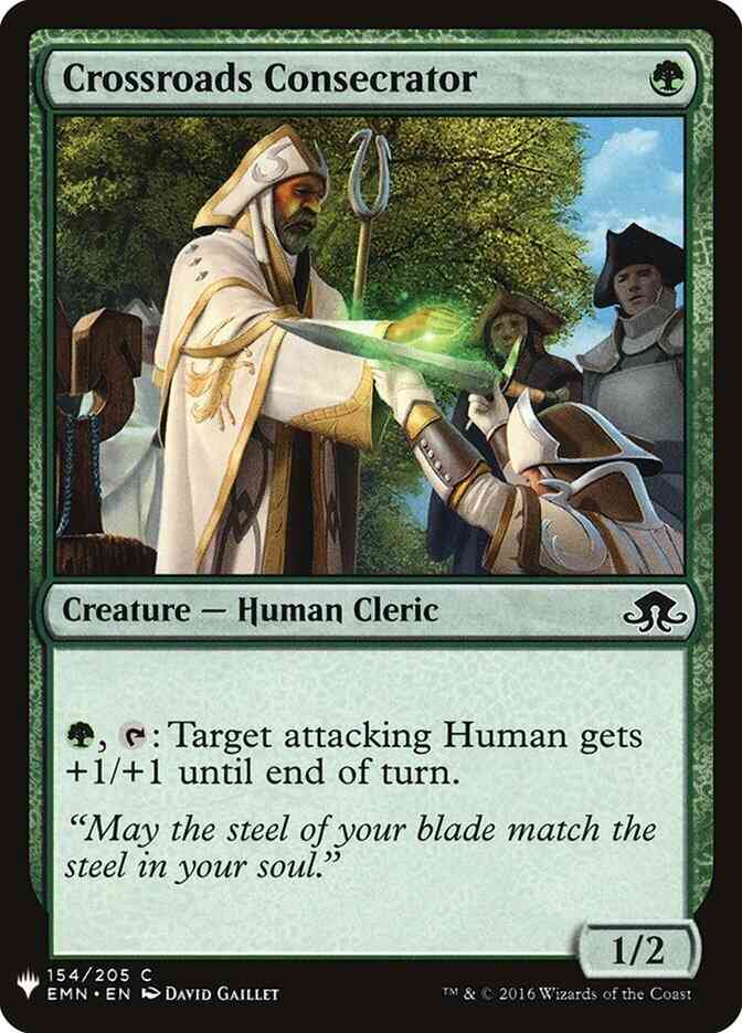 Crossroads Consecrator [EMN-154] [The List] [Non-Foil]