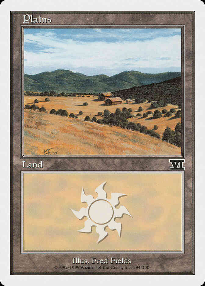 Plains [334] [Classic Sixth Edition] [Non-Foil]