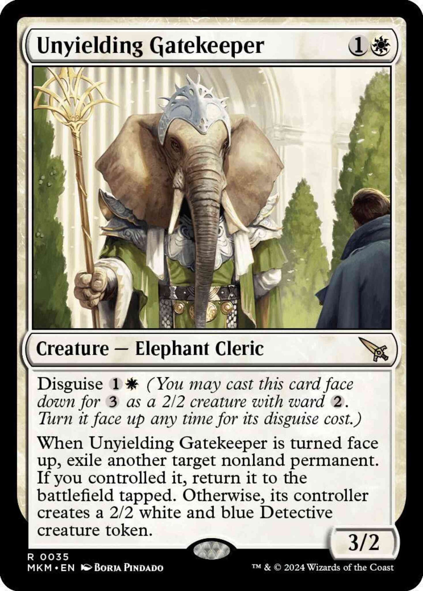 Unyielding Gatekeeper [35] [Murders at Karlov Manor] [Non-Foil]