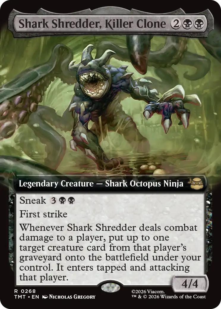 Shark Shredder, Killer Clone [268] [Extended Art] [Teenage Mutant Ninja Turtles] [Non-Foil]