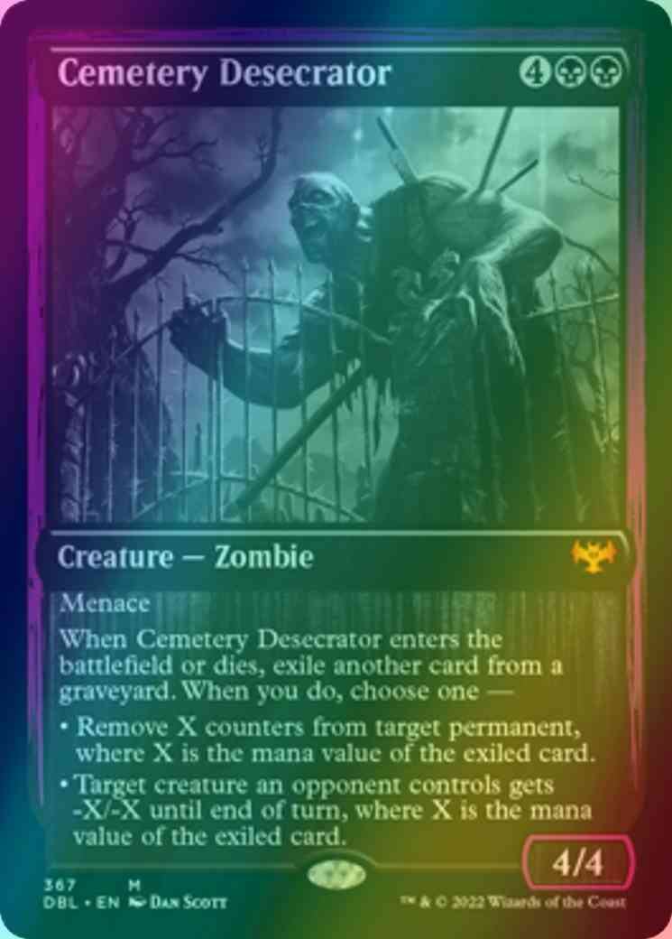 Cemetery Desecrator [367] [Innistrad: Double Feature] [Foil]
