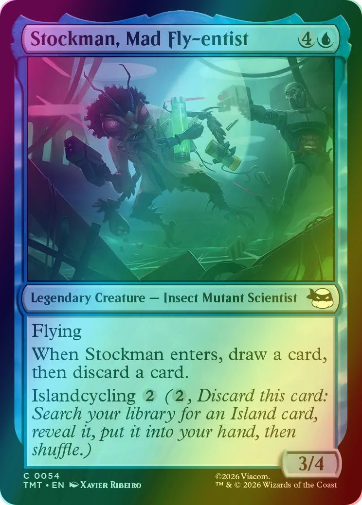 Stockman, Mad Fly-entist [54] [Teenage Mutant Ninja Turtles] [Foil]