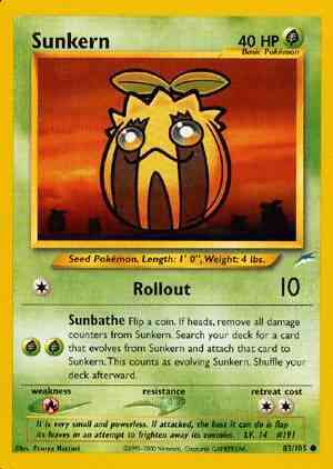 Sunkern - 83/105 - Common - Unlimited [neo4U-83] [Non-Holo]