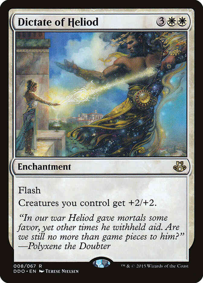Dictate of Heliod [8] [Duel Decks Elspeth vs Kiora] [Non-Foil]