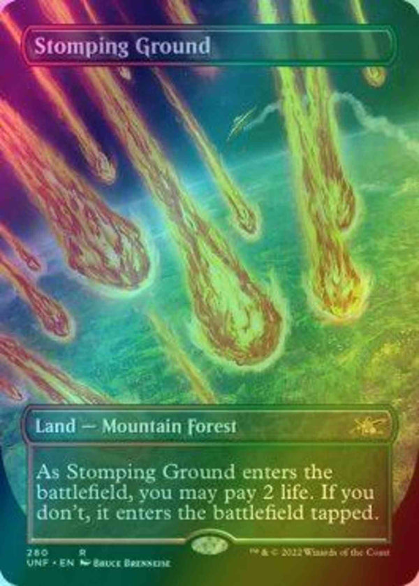 Stomping Ground [280] [Borderless] [Unfinity] [Foil]