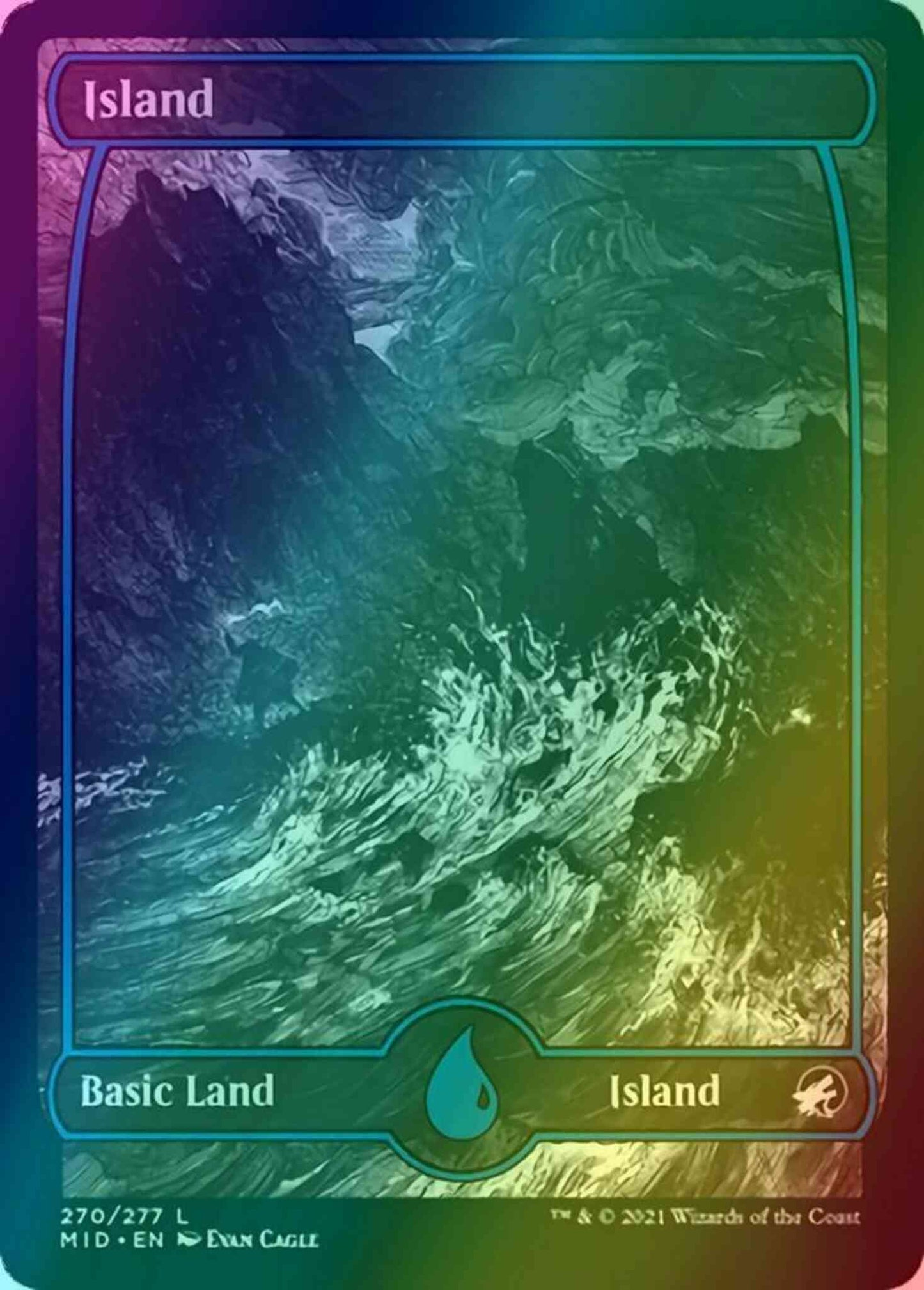 Island [270] [Eternal Night Showcase] [Innistrad: Midnight Hunt] [Foil]