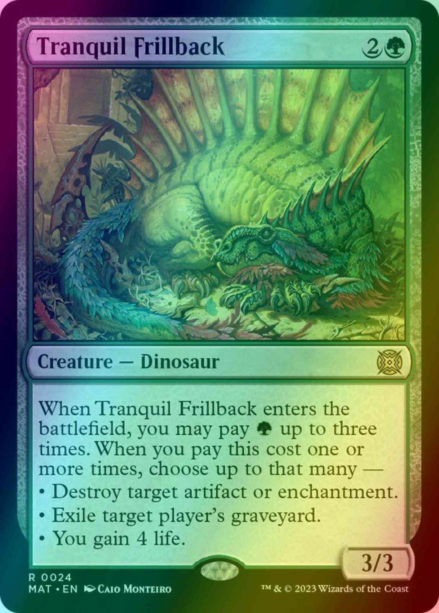 Tranquil Frillback [24] [March of the Machine: The Aftermath] [Foil]