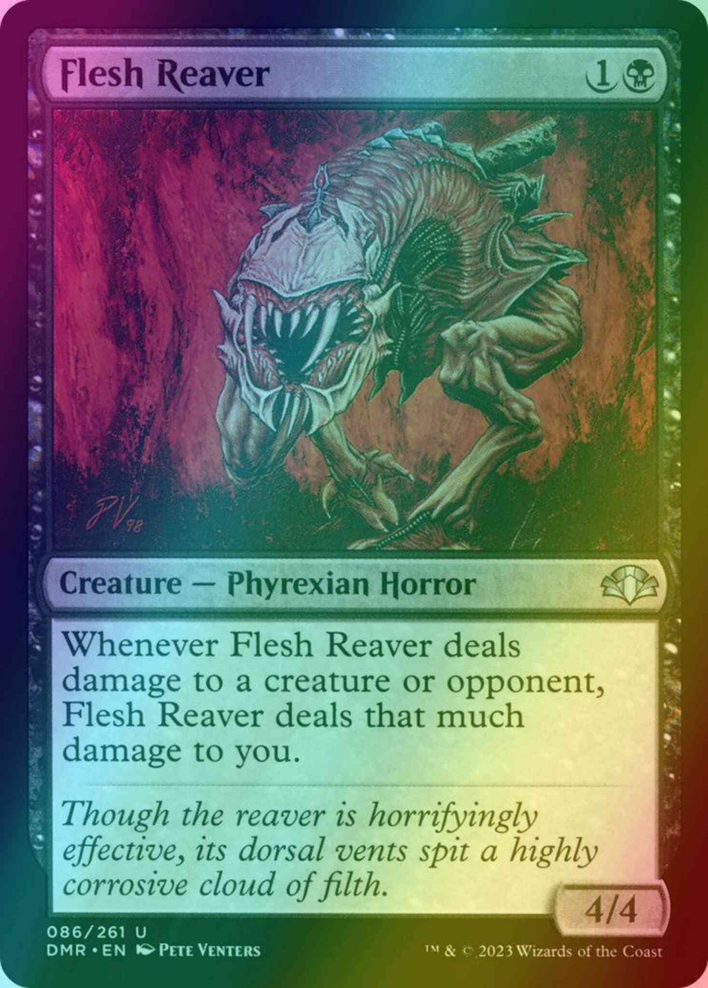 Flesh Reaver [86] [Dominaria Remastered] [Foil]