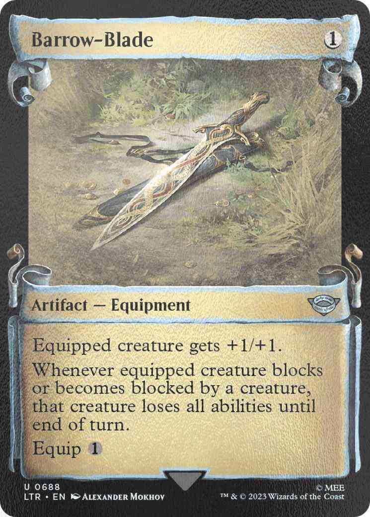 Barrow-Blade [688] [Scrolls Showcase] [The Lord of the Rings: Tales of Middle-earth] [Silver Foil]