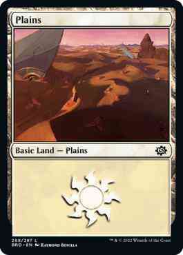 Plains [268] [The Brothers' War] [Non-Foil]