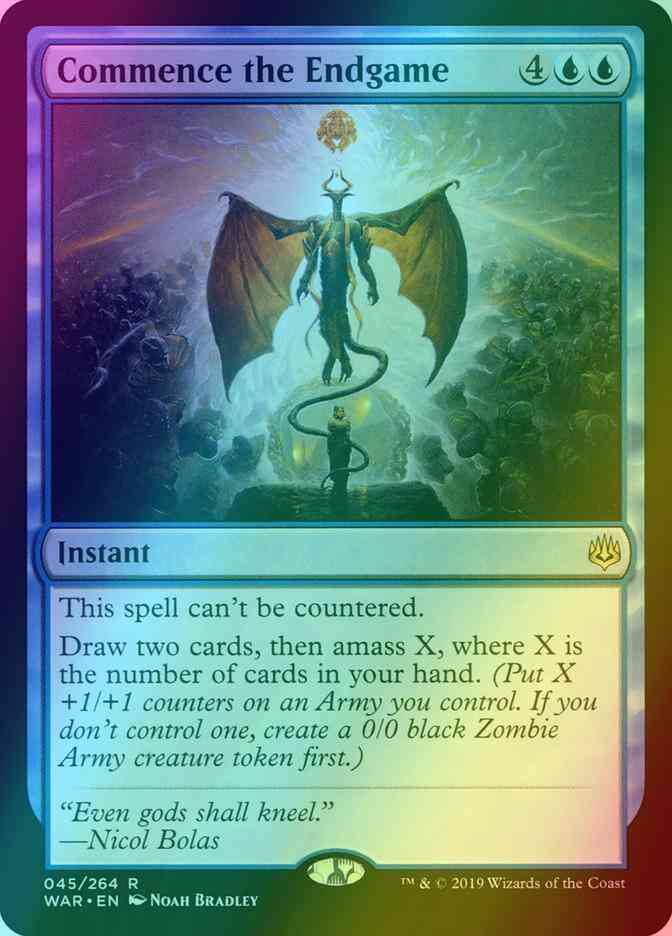 Commence the Endgame [45] [War of the Spark] [Foil]