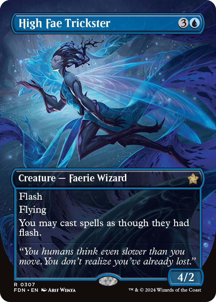 High Fae Trickster [307] [Borderless] [Foundations] [Non-Foil]
