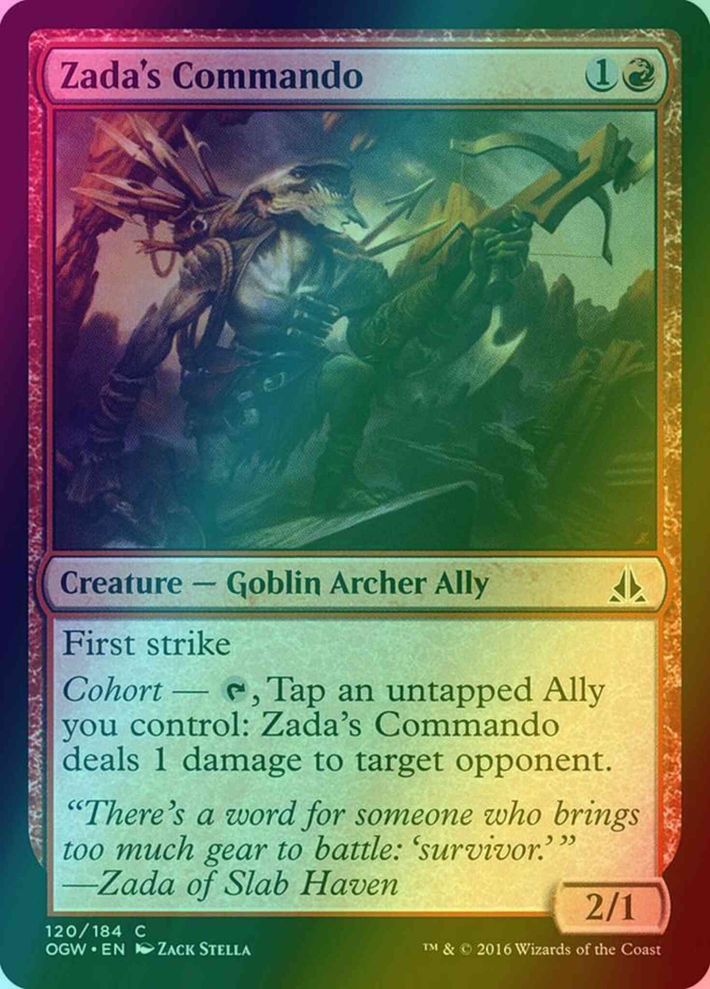 Zada's Commando [120] [Oath of the Gatewatch] [Foil]