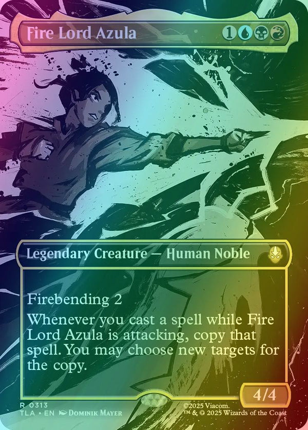 Fire Lord Azula [313] [Borderless] [Scene] [Avatar: The Last Airbender] [Foil]