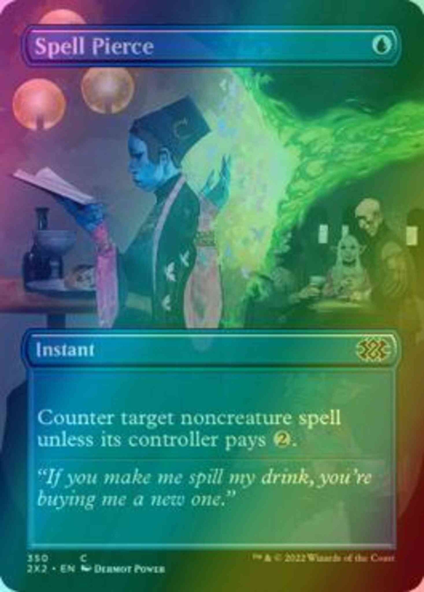 Spell Pierce [350] [Borderless] [Double Masters 2022] [Foil]