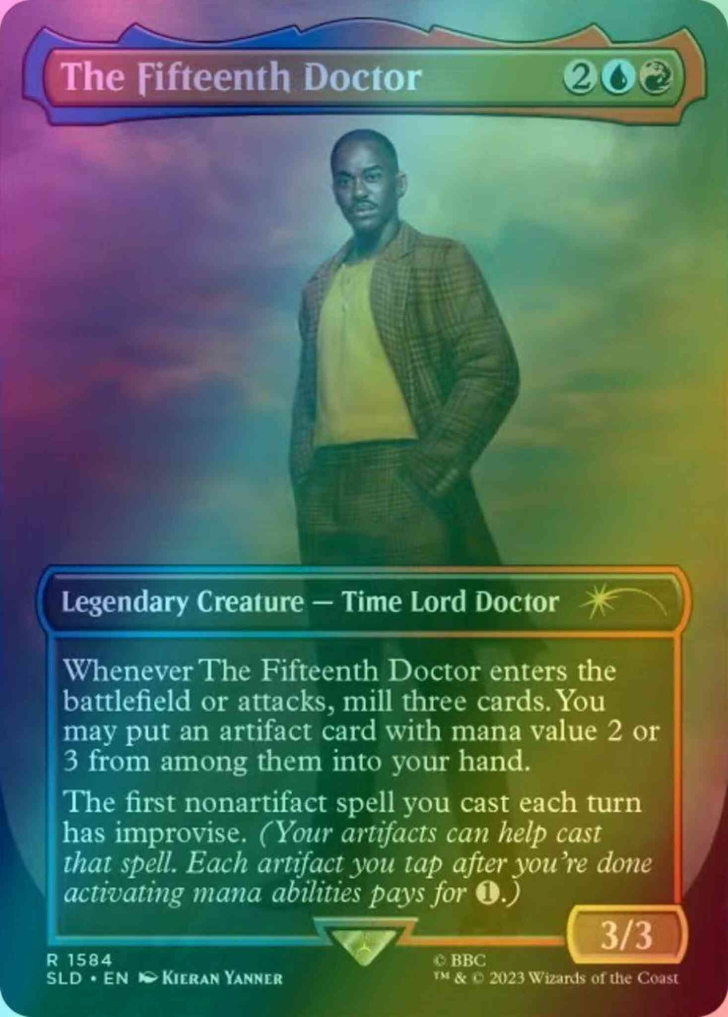 The Fifteenth Doctor [1584] [Borderless] [Doctor Who: Regeneration] [Secret Lair Drop] [Foil]