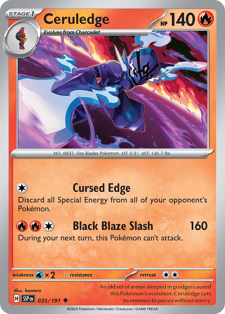 Ceruledge - 035/191 - Uncommon [sv08-035] [Non-Holo]