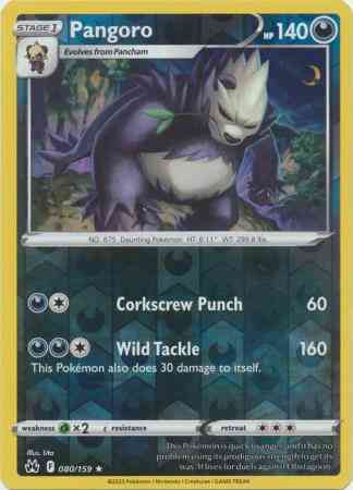 Pangoro - 080/159 - Rare [swsh125-080] [Reverse Holo]