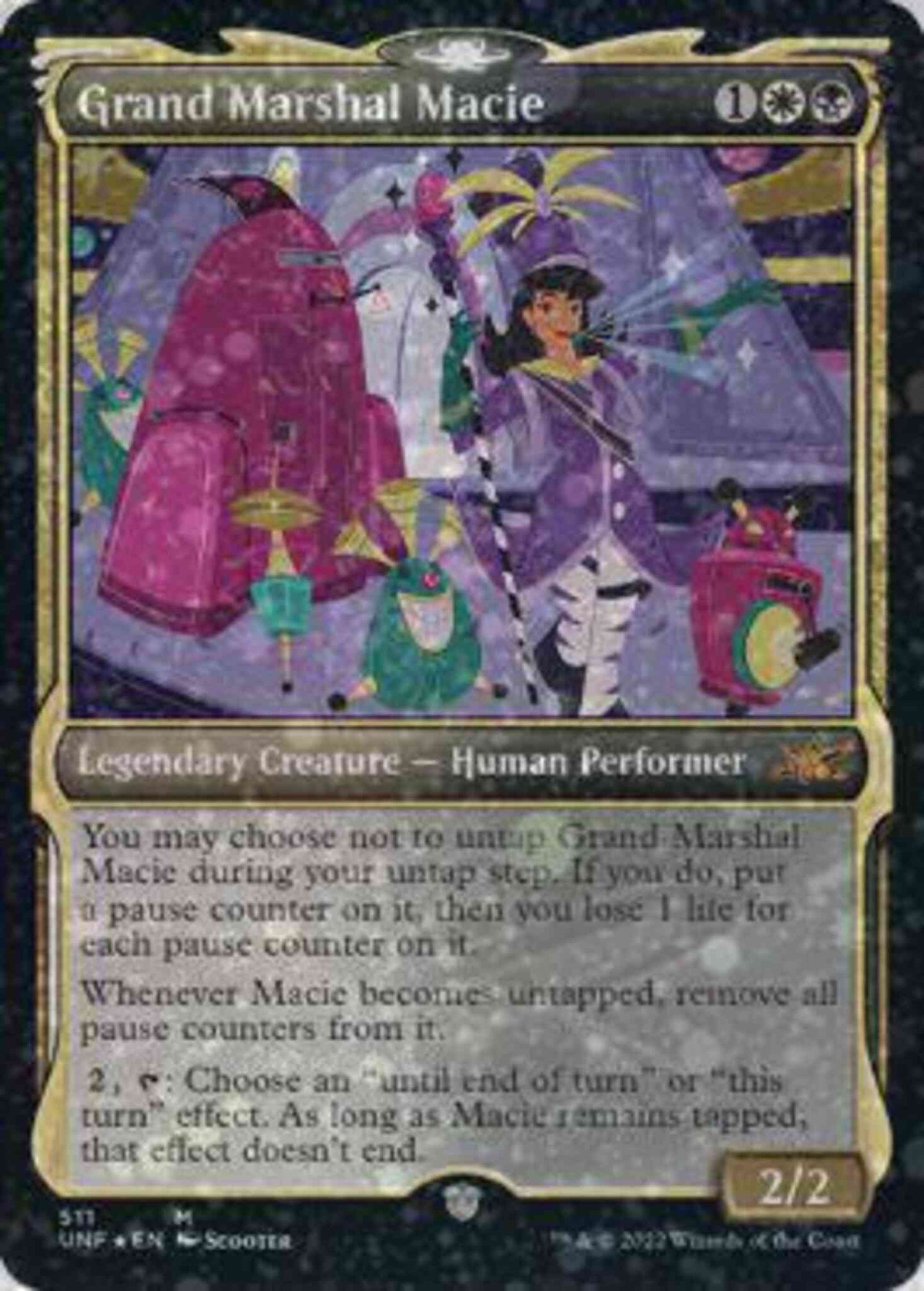 Grand Marshal Macie [511] [Showcase Cards of Tomorrow] [Unfinity] [Galaxy Foil]