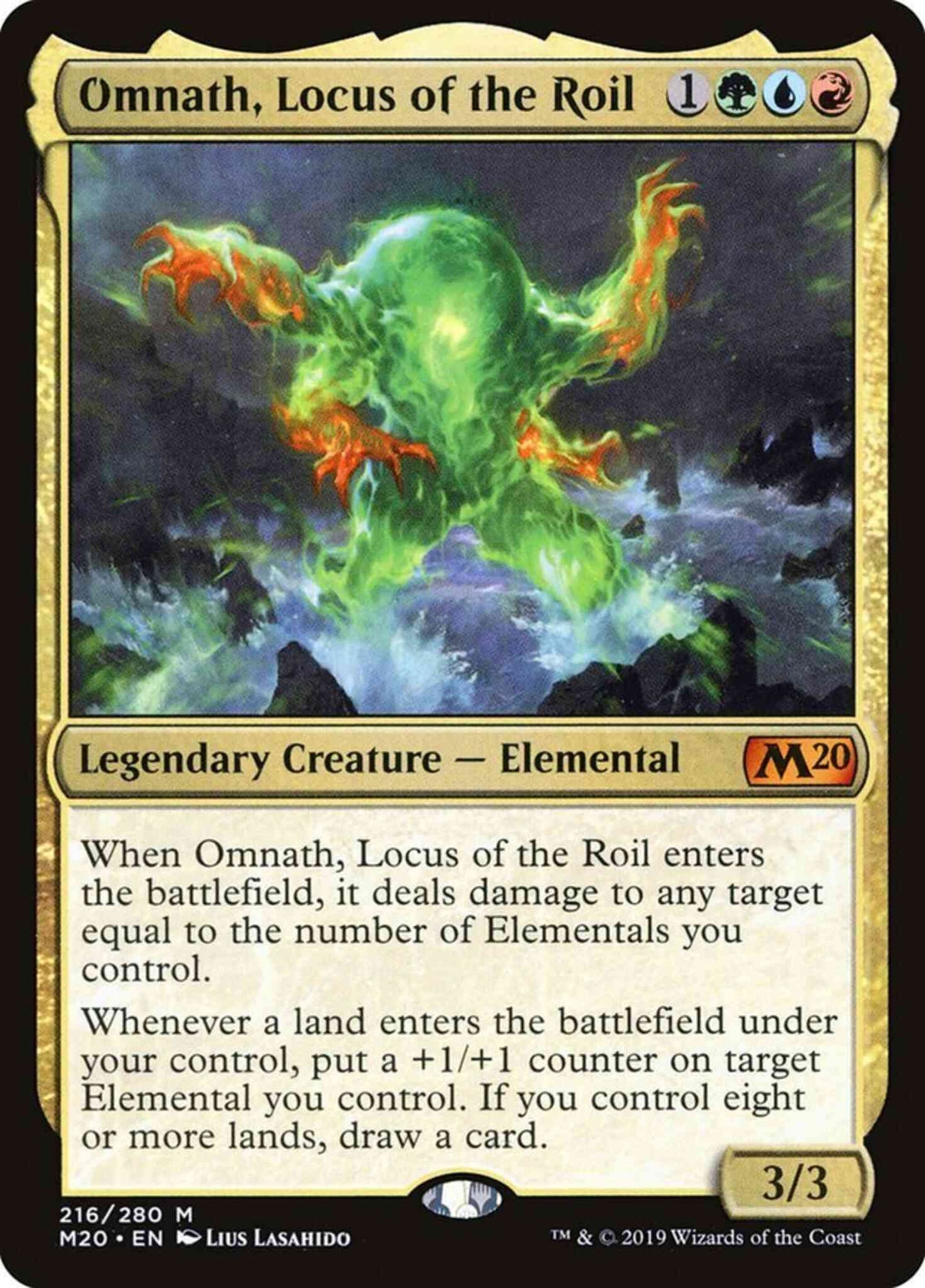 Omnath, Locus of the Roil [216] [Core Set 2020] [Non-Foil]