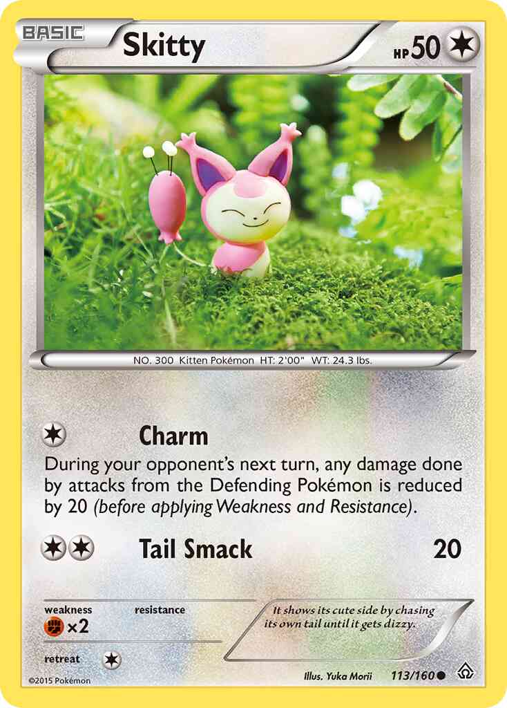 Skitty - 113/160 - Common [xy5-113] [Reverse Holo]