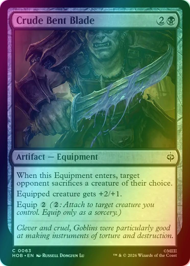 Crude Bent Blade [63] [The Hobbit] [Foil]