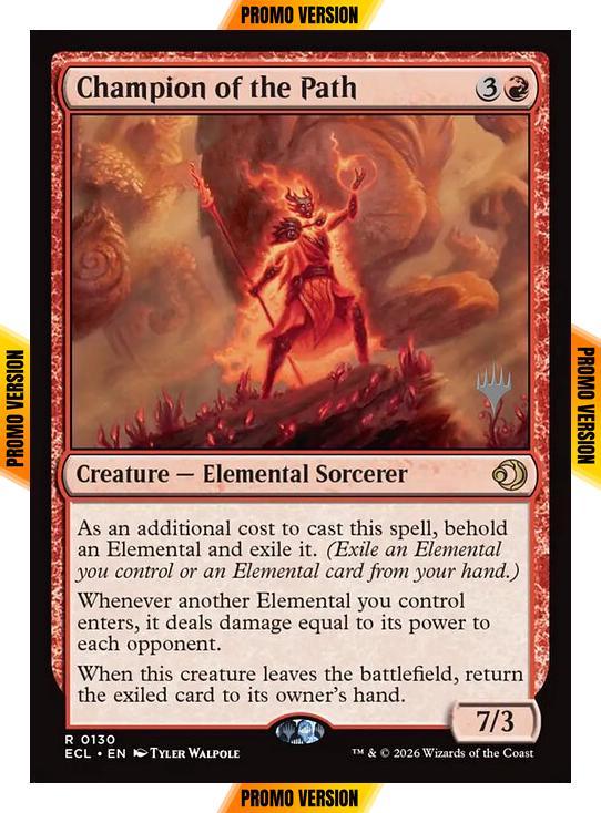 Champion of the Path [130p] [Promo Pack] [Lorwyn Eclipsed: Promos] [Non-Foil]