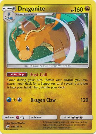 Dragonite - 119/181 - Promo [Dragon Tin] [sm9msp-119] [Cosmos Holo]