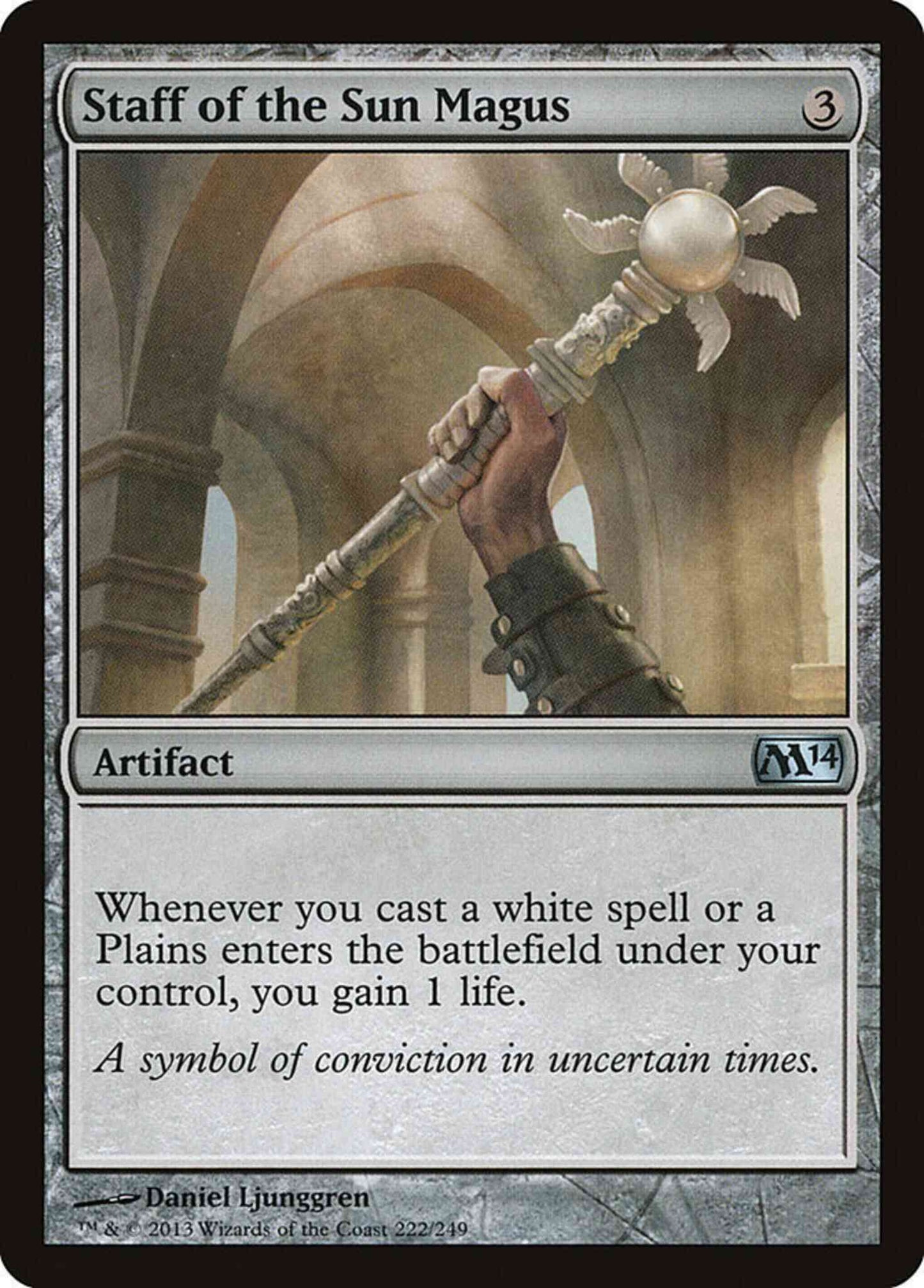 Staff of the Sun Magus [222] [Magic 2014] [Non-Foil]
