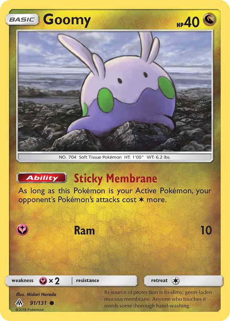 Goomy - 91/131 - Common [sm6-91] [Reverse Holo]