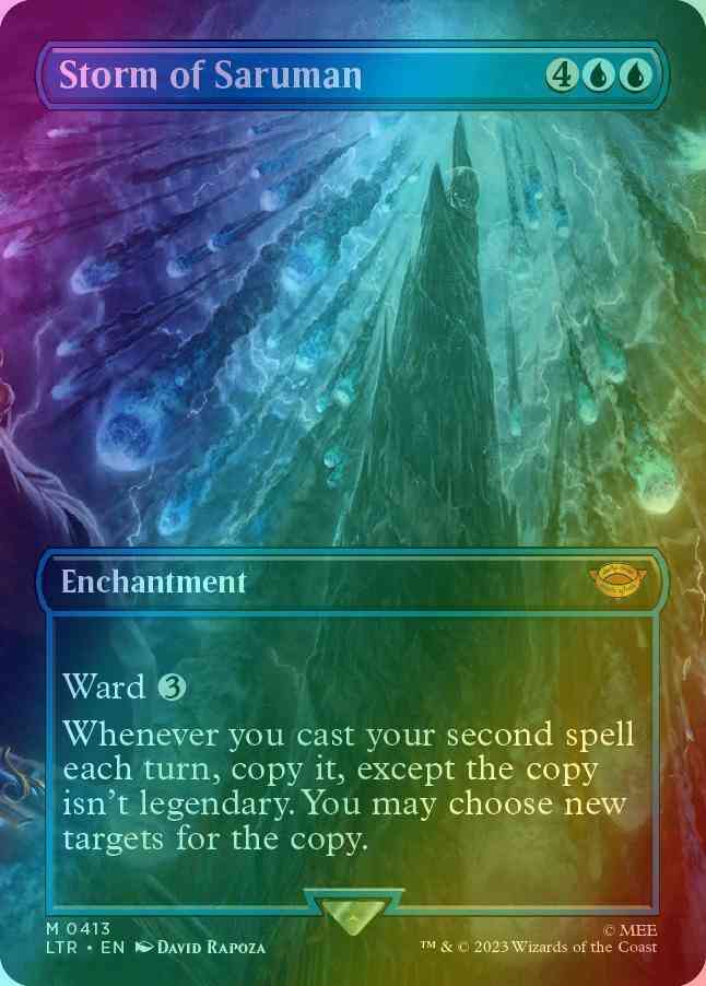 Storm of Saruman [413] [Borderless] [The Lord of the Rings: Tales of Middle-earth] [Foil]