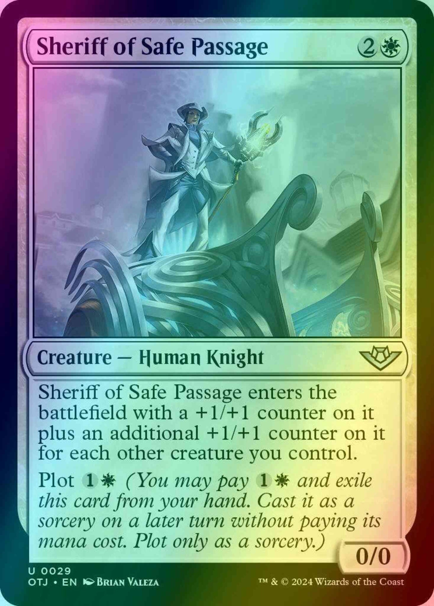 Sheriff of Safe Passage [29] [Outlaws of Thunder Junction] [Foil]