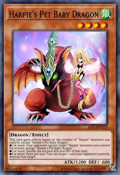 Harpie's Pet Baby Dragon - EOJ-EN013 - Rare - Unlimited