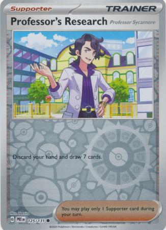 Professor's Research - Professor Sycamore - 125/131 - Common [sv085-125] [Reverse Holo]