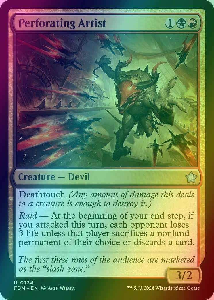 Perforating Artist [124] [Foundations] [Foil]