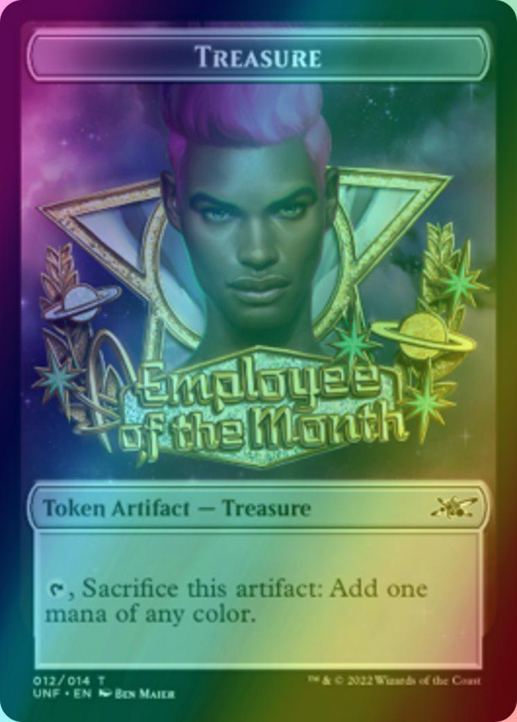 Clown Robot Token (02) // Treasure Token (12) [Unfinity: Tokens] [Foil]