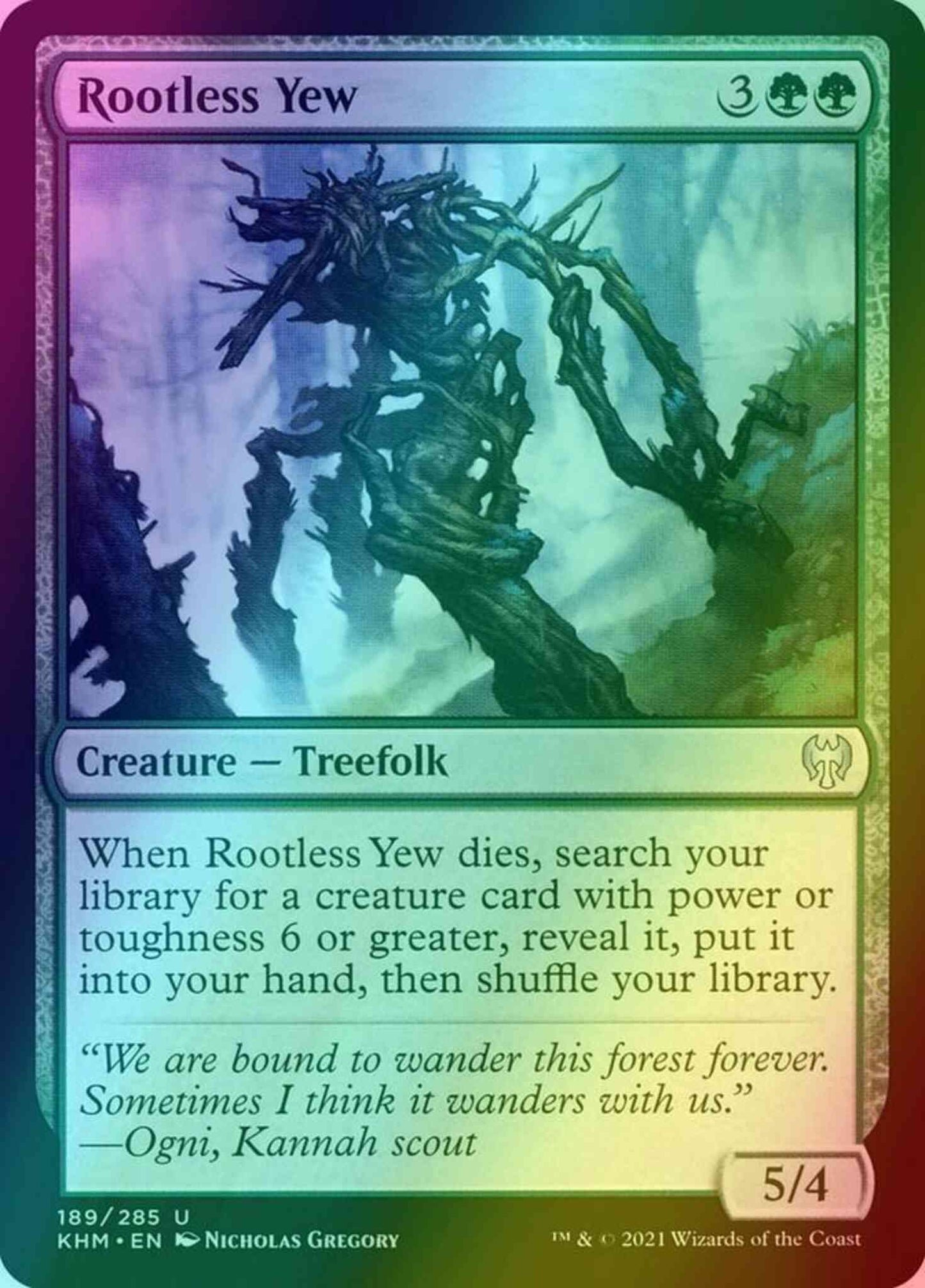 Rootless Yew [189] [Kaldheim] [Foil]