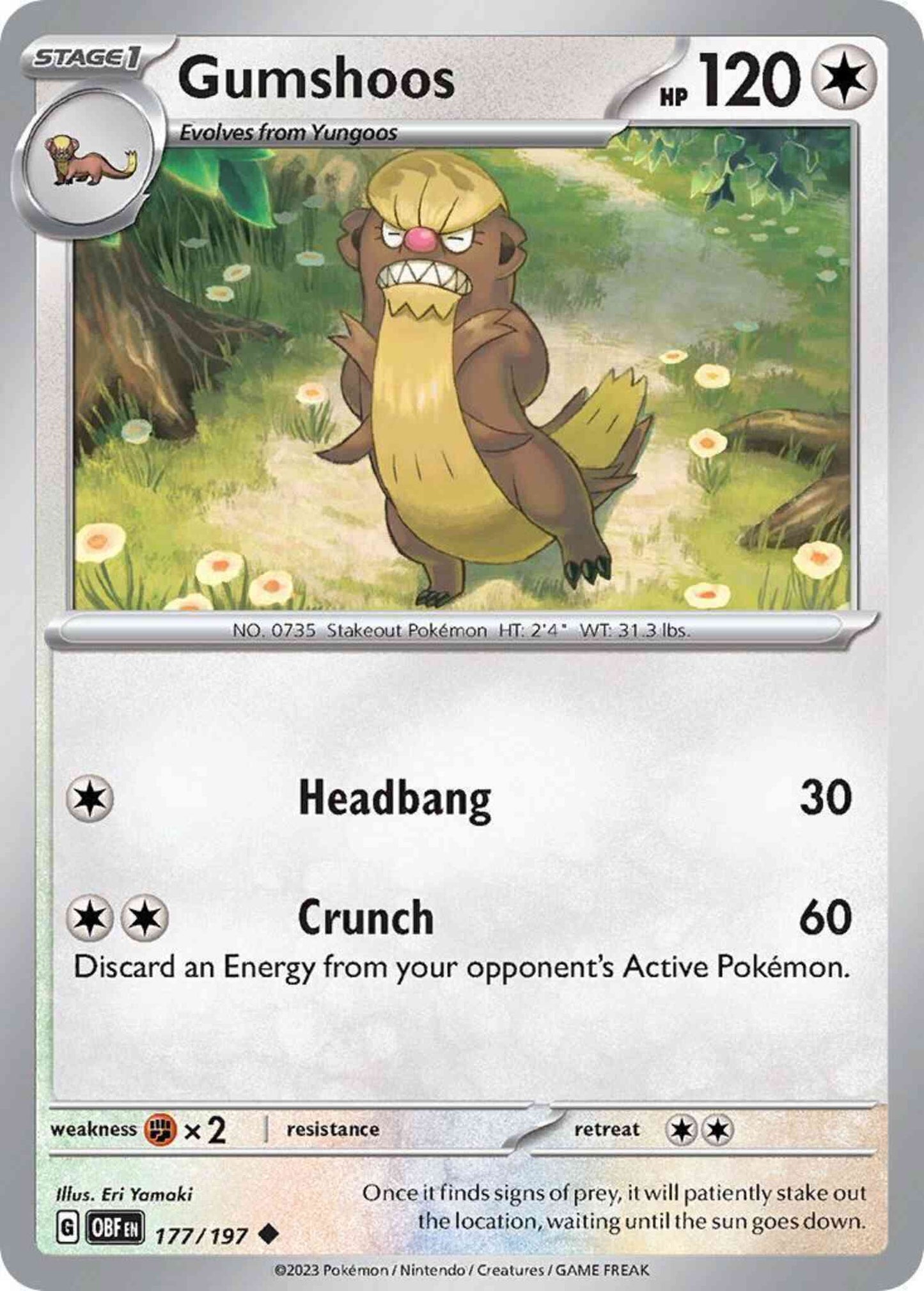 Gumshoos - 177/197 - Uncommon [sv03-177] [Non-Holo]