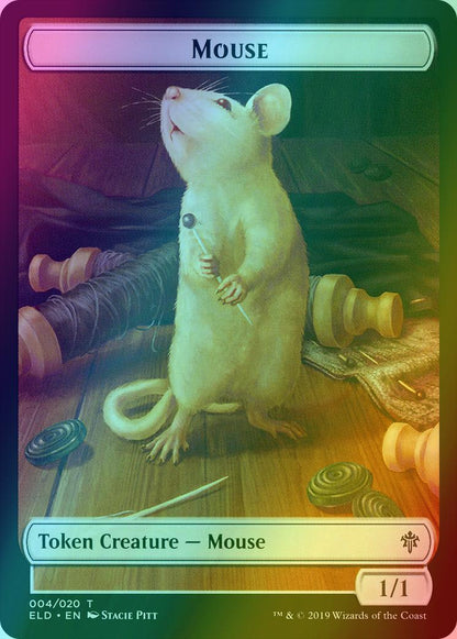 Food Token (18) // Mouse Token (04) [Throne of Eldraine Tokens] [Foil]