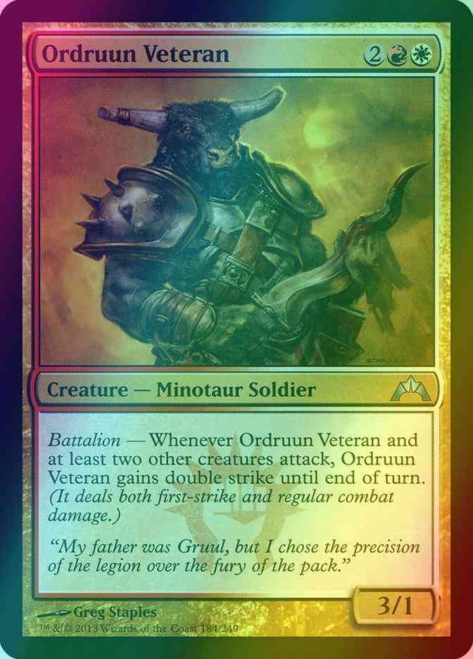 Ordruun Veteran [184] [Gatecrash] [Foil]