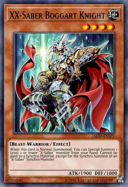 XX-Saber Boggart Knight - SP15-EN006 - Shatterfoil Rare - 1st Edition