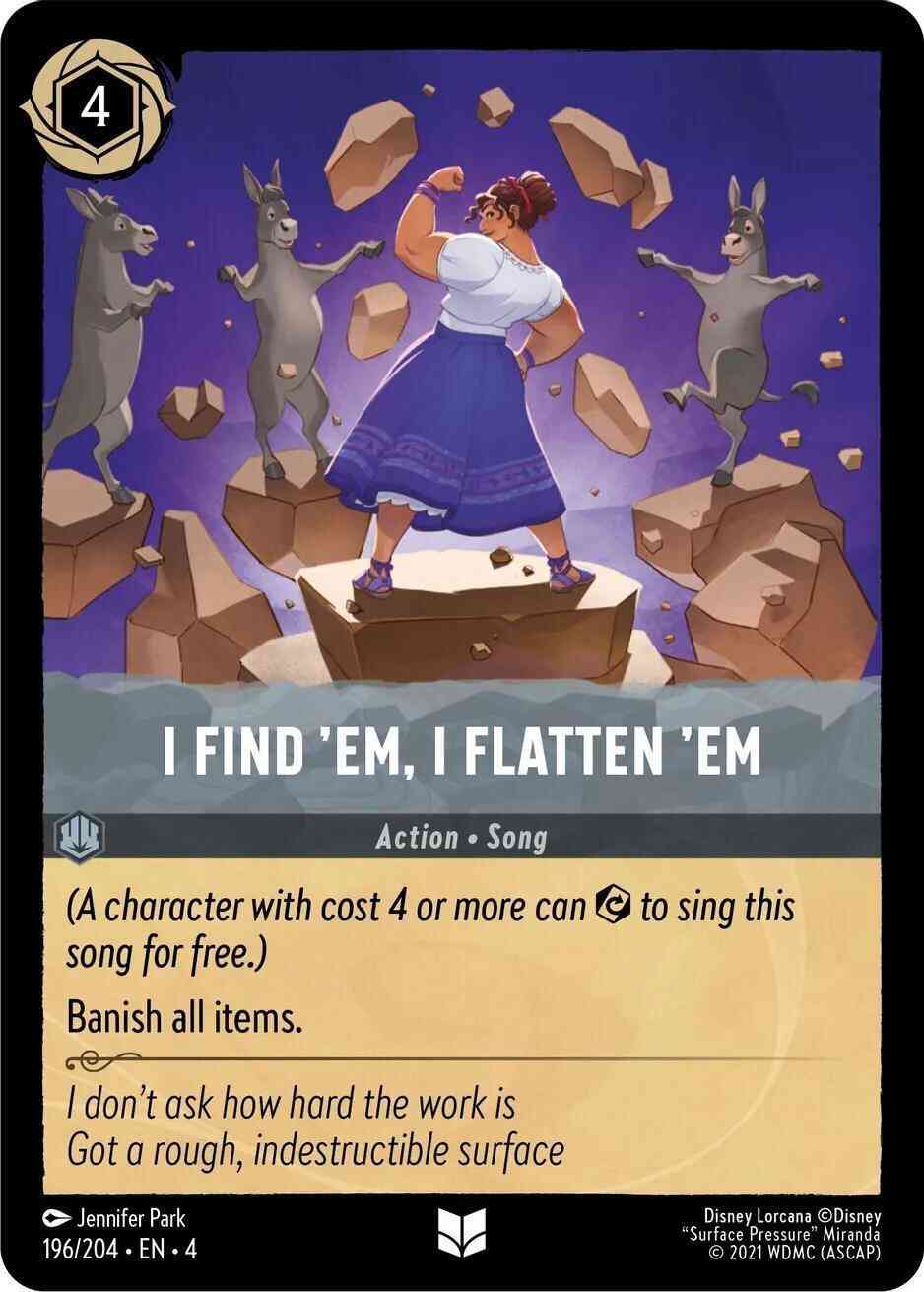 I Find 'Em, I Flatten 'Em - 196/204 [Ursula's Return] [Non-Foil]