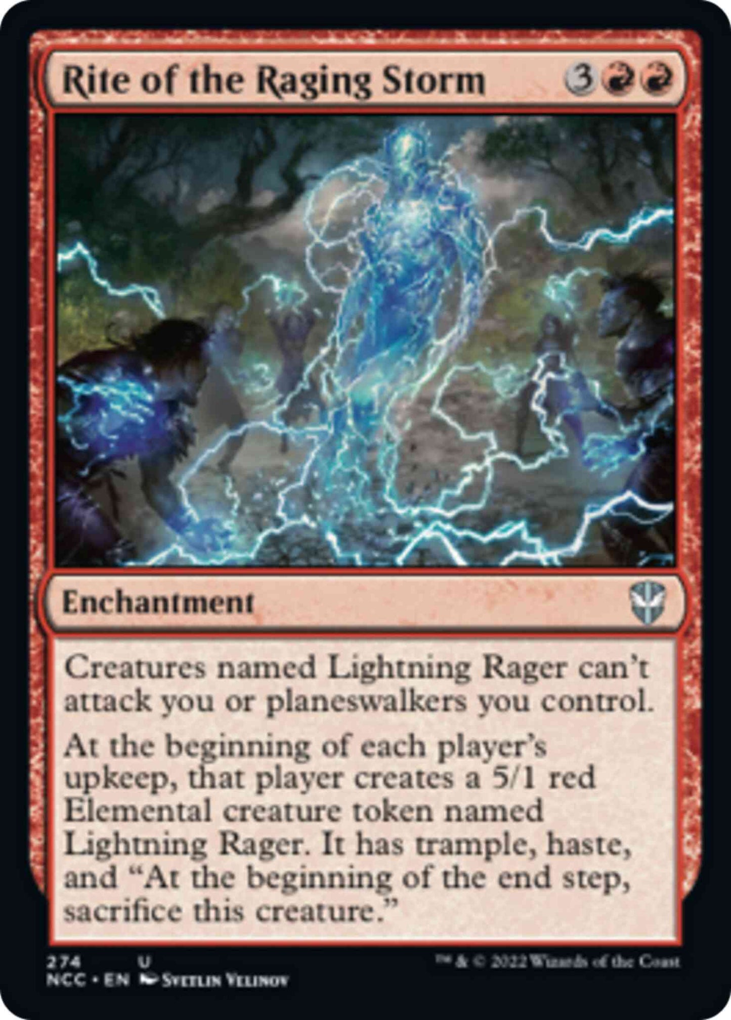 Rite of the Raging Storm [274] [Streets of New Capenna: Commander] [Non-Foil]