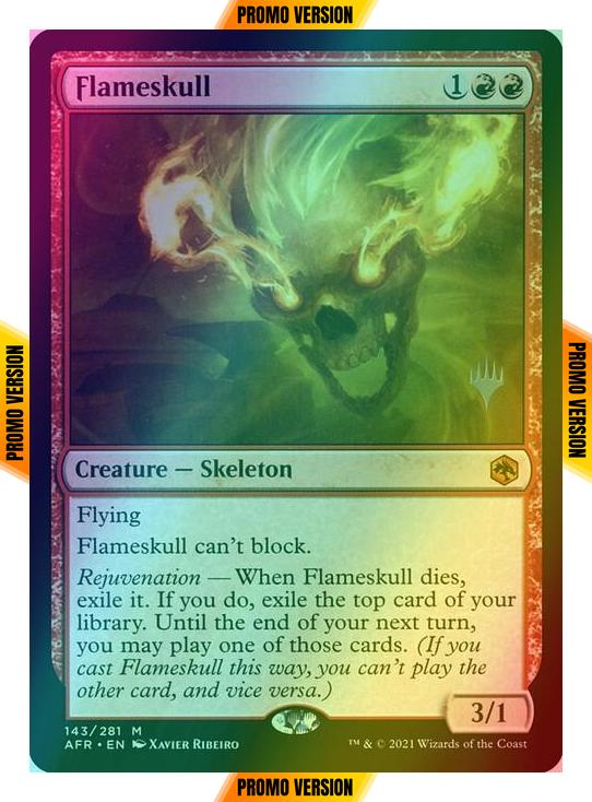 Flameskull [Promo Pack] [143p] [Adventures in the Forgotten Realms Promos] [Foil]